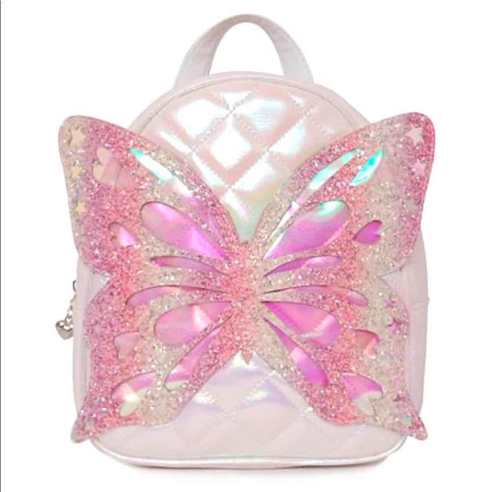 Miss Butterfly Quilted mini backpack
